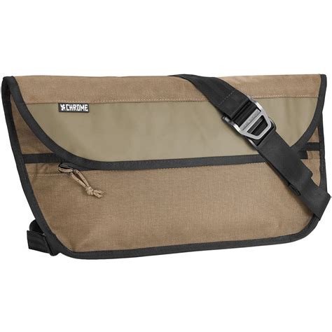 chrome simple messenger bag